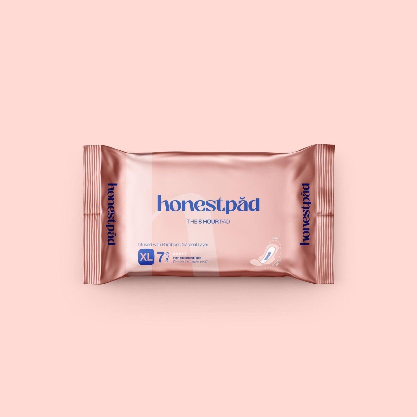 8-Hour Toxin-free Sanitary Napkin made of Bamboo Charcoal